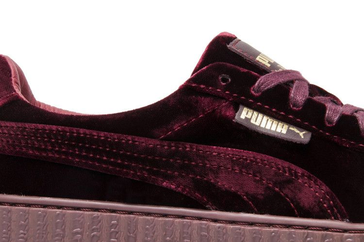 Кроссовки Fenty x Puma Wmns Velvet Creeper 'Burgundy'