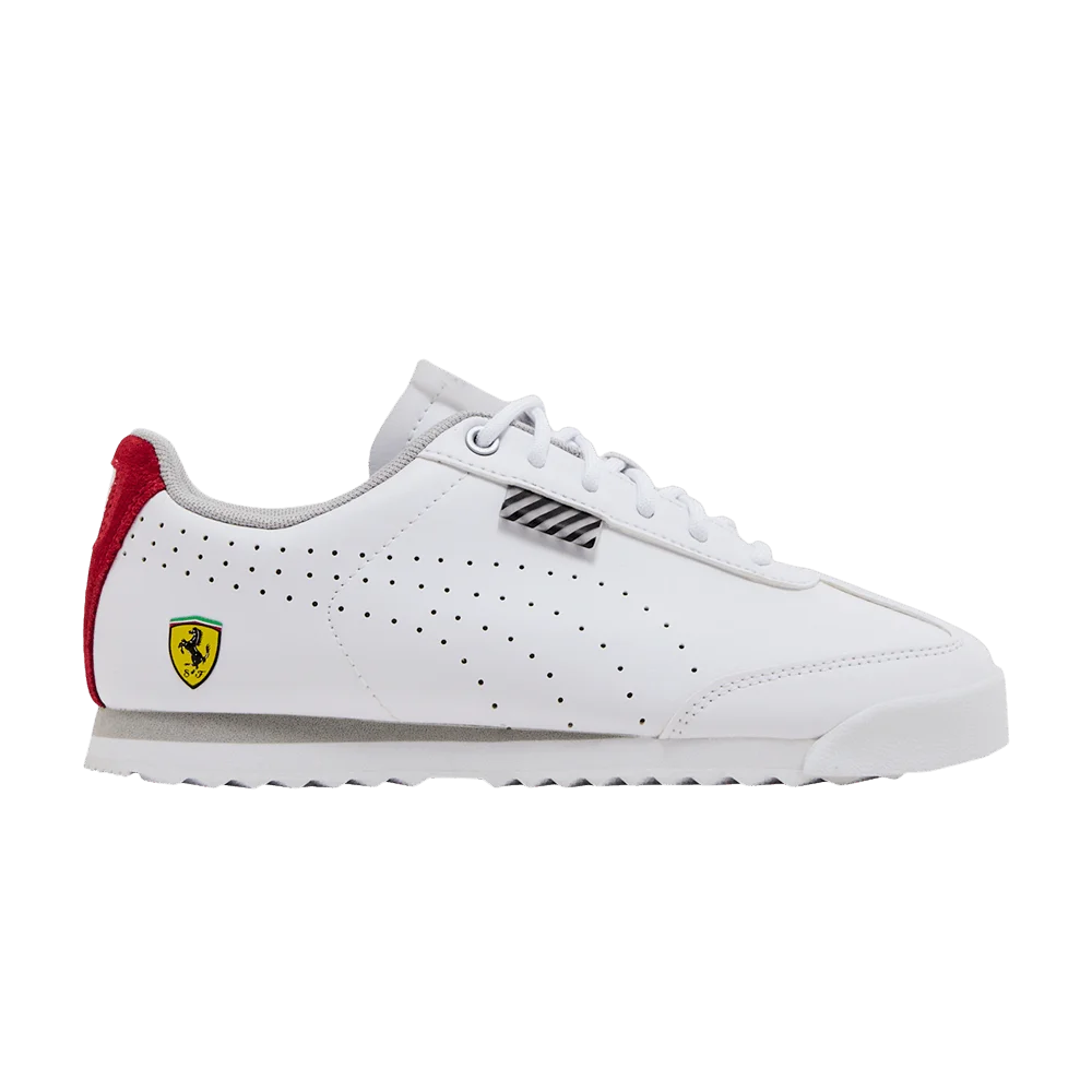 Кроссовки Scuderia Ferrari x Puma Roma Jr 'White Rosso Corsa'