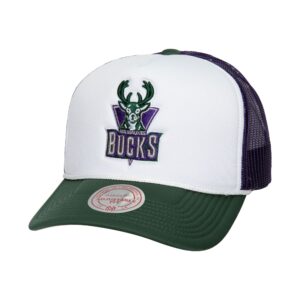 Mitchell-Ness-Blocker-Trucker-HWC-Milwaukee-Bucks-Hat-300x300