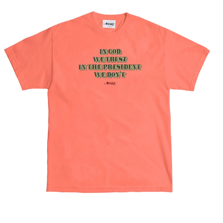 Футболка Awake Trust Tee Coral