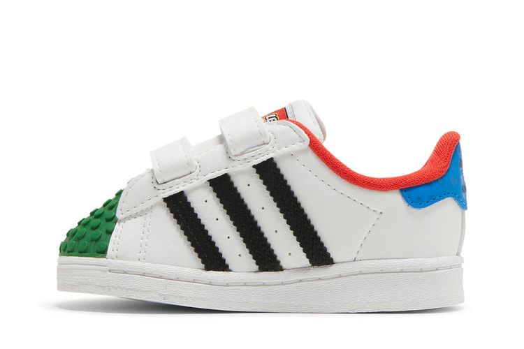 Кроссовки LEGO x adidas Superstar CF I 'White Yellow Green'