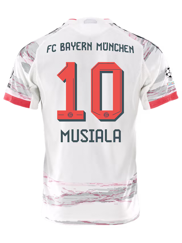 Женское футбольное джерси FC Bayern Munich Away Jersey 25-26 MUSIALA 10