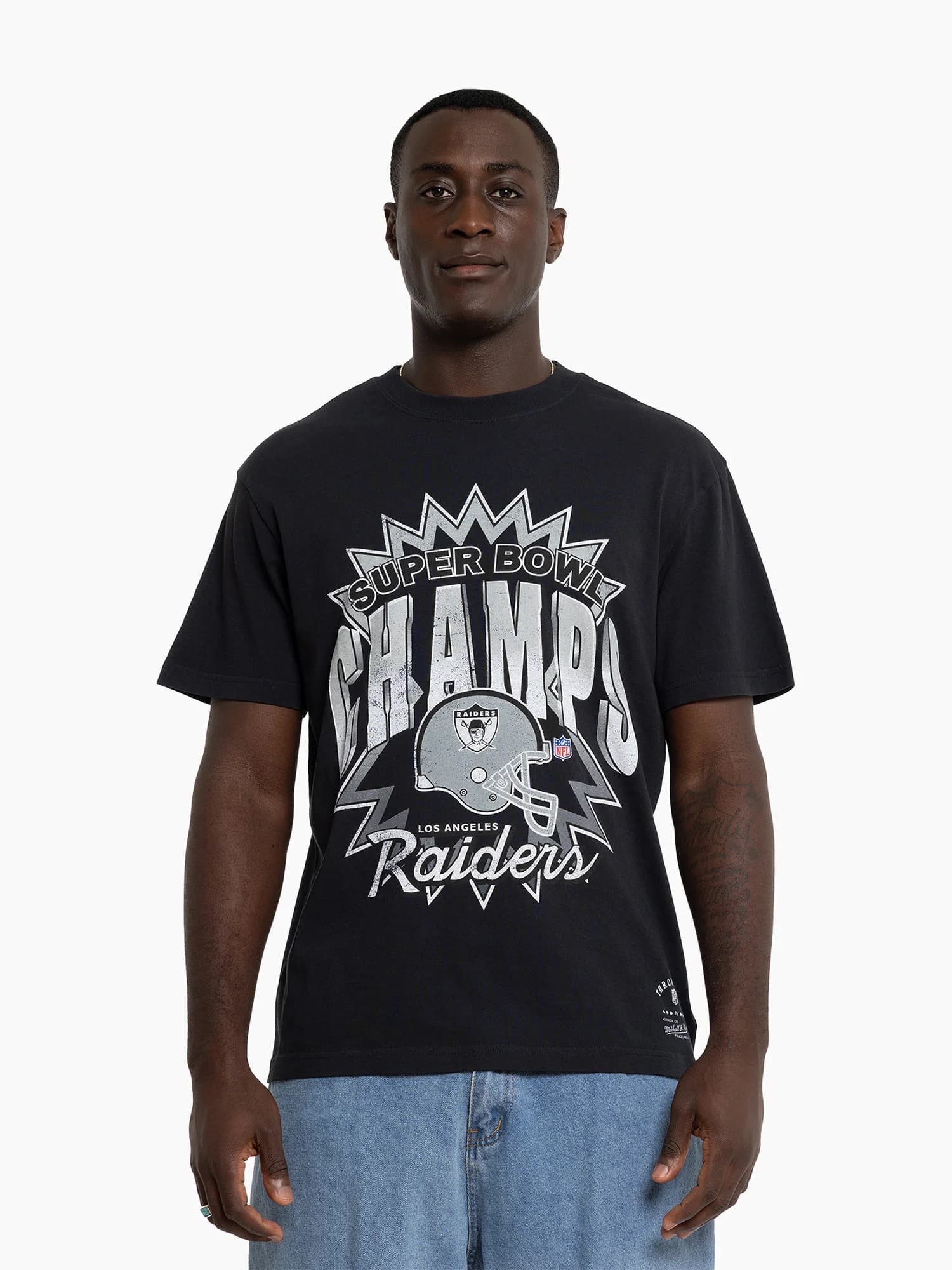 Футболка Mitchell & Ness Los Angeles Raiders Super Bowl Champs Vintage NFL T-Shirt