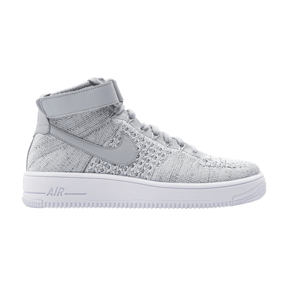 Кроссовки Nike Air Force 1 Ultra Flyknit Mid 'Wolf Grey'