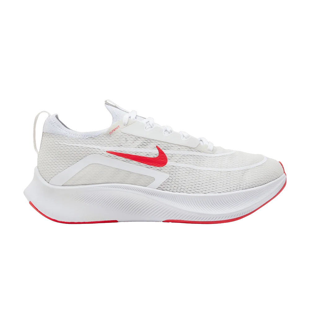 Кроссовки Nike Zoom Fly 4 'Platinum Tint Siren Red'