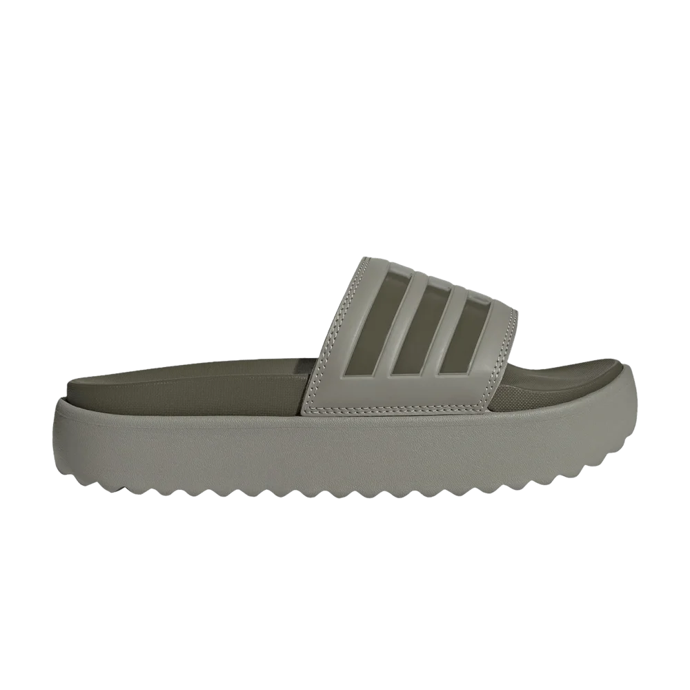 Adidas-Wmns-Adilette-Platform-Slide-Pebble-Olive-Strata