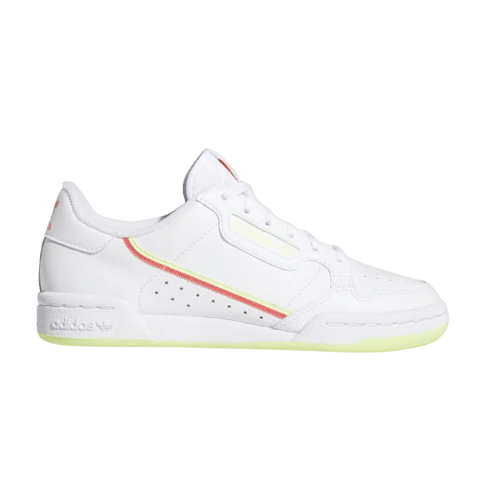 Krossovki-Adidas-Continental-80-J-White-Red-Yellow
