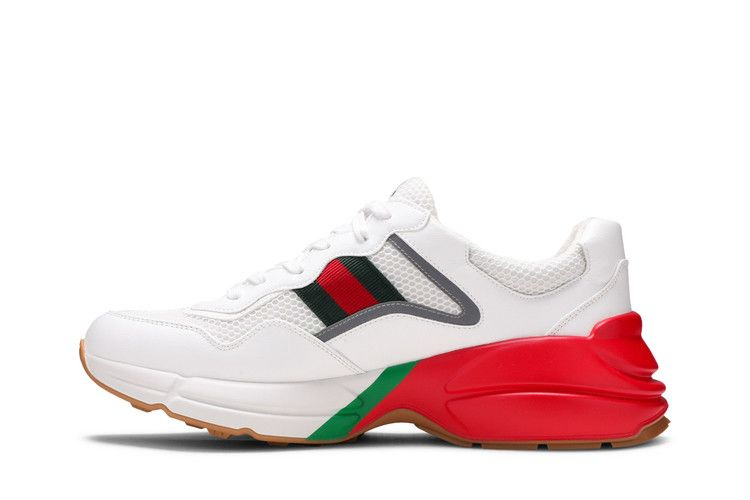 Кроссовки Gucci Rhyton 'White Red Green Reflective'