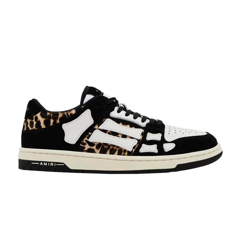 Кроссовки Amiri Skel Top Low 'Black White Leopard'