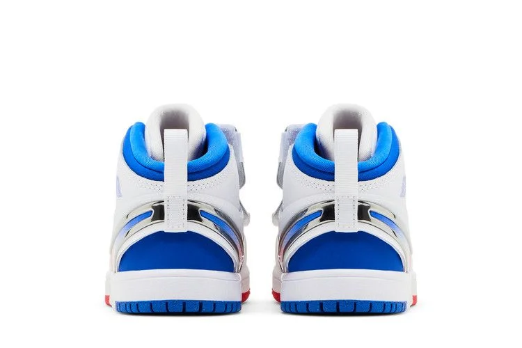Кроссовки Air Jordan 1 Mid RM EasyOn TD 'White Racer Blue Red'