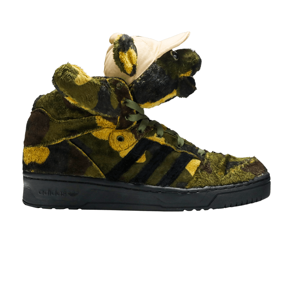 Кроссовки Adidas Jeremy Scott 'Camo Bear'