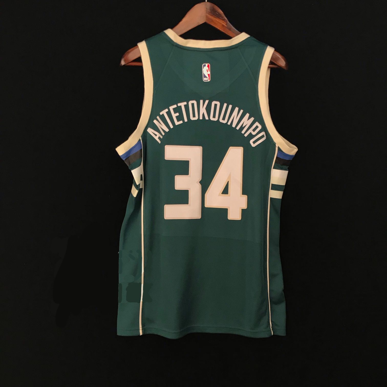 Баскетбольная джерси 2017-18 Giannis Antetokounmpo Bucks #34 Icon Green