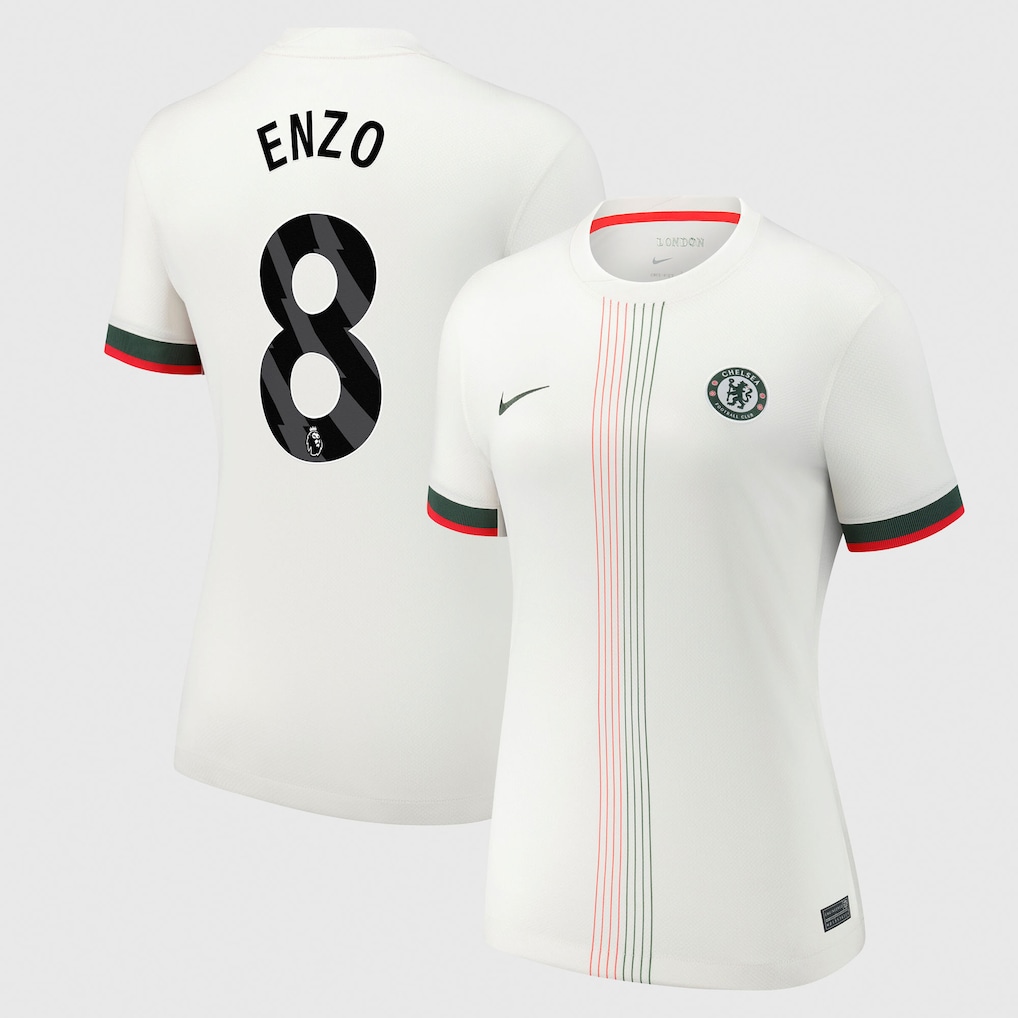 Женское футбольное джерси Chelsea Nike Away Stadium Shirt 2025-26 - Enzo 8