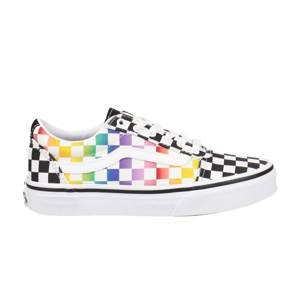 Krossovki-Vans-Ward-Kids-Rainbow-Checkerboard