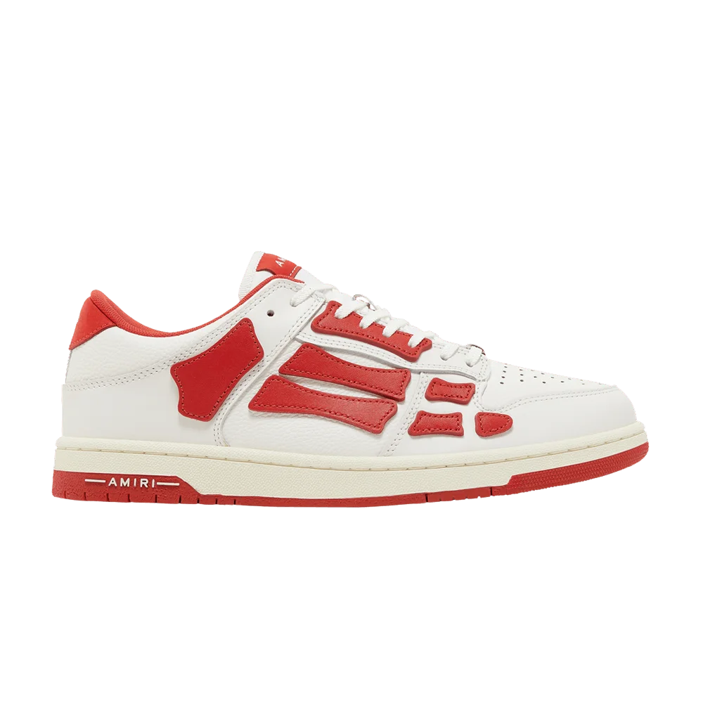 Кроссовки Amiri Skel Top Low 'White Red'