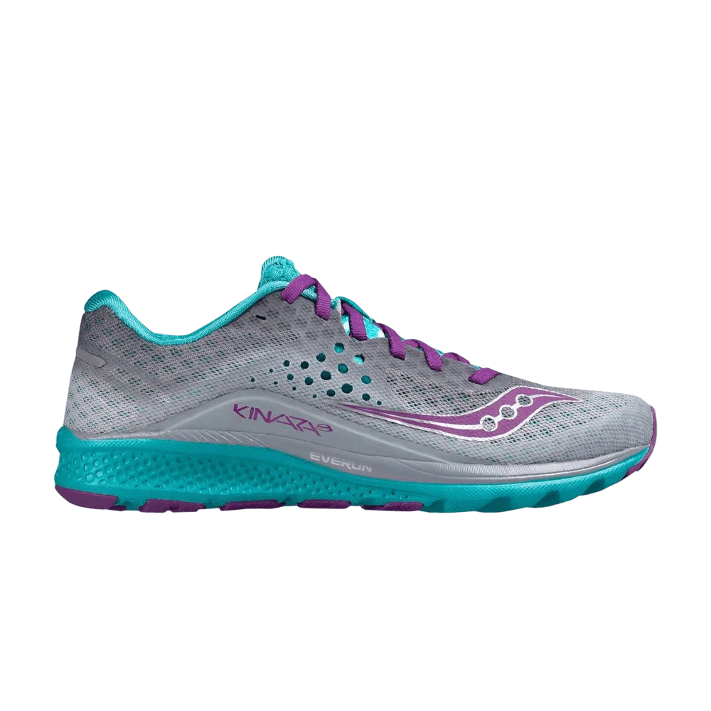 Krossovki-Saucony-Wmns-Kinvara-8-Grey-Teal