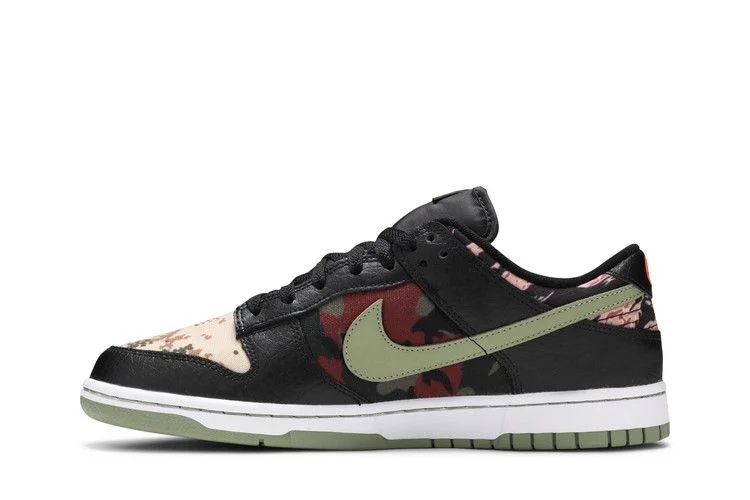 Кроссовки Nike Dunk Low SE 'Black Multi-Camo'