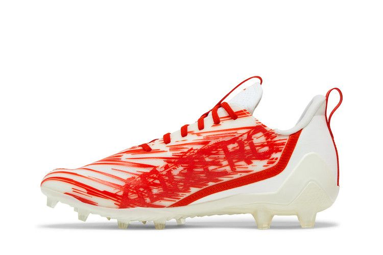 Кроссовки adidas Adizero Cleats 'White Orange'