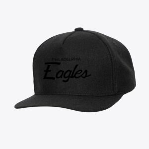 Mitchell-Ness-Black-Philadelphia-Eagles-Pro-Wool-Strapback-Hat-300x300