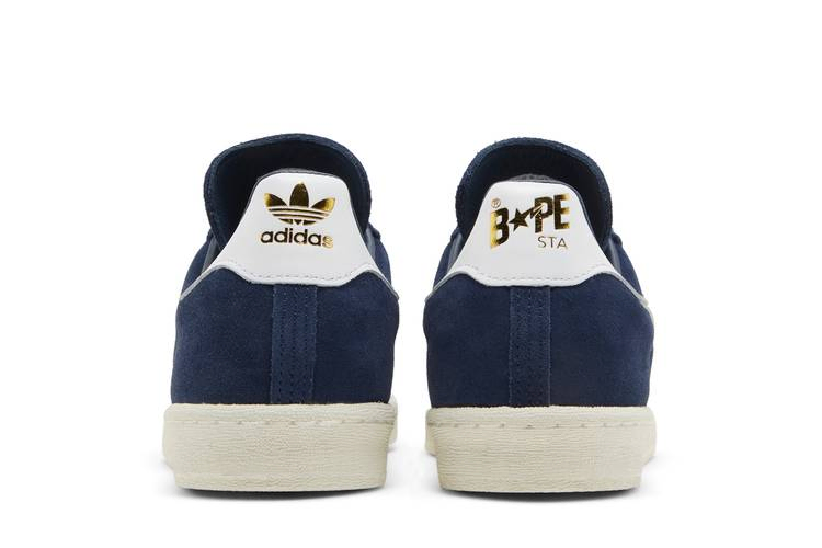 Кроссовки BAPE x adidas Campus 80s '30th Anniversary - Navy'
