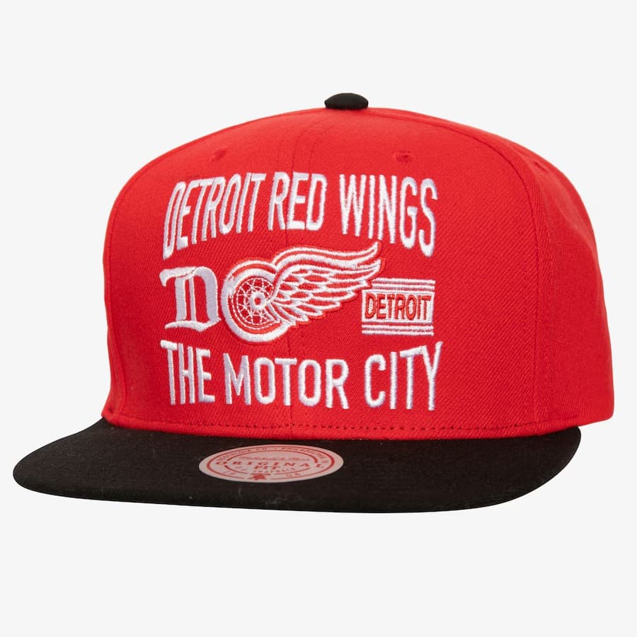 Mitchell-Ness-Red-Detroit-Red-Wings-City-Love-Vintage-Snapback-Hat