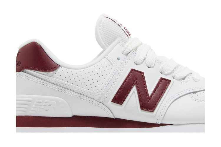 Кроссовки New Balance Wmns 574+ 'White Burgundy'