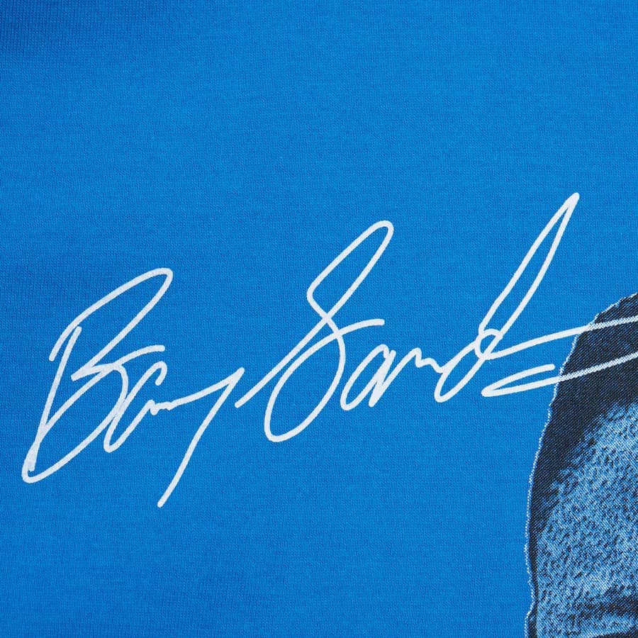 Футболка Mitchell & Ness Barry Sanders Blue Detroit Lions Ultimate Player T-Shirt