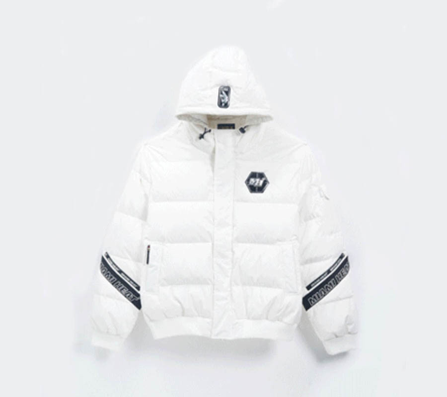 Пуховик 2020 Miami Heat White Down Jacket Womens