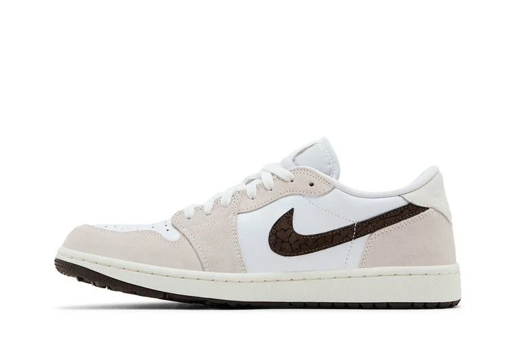 Кроссовки Air Jordan 1 Low Golf 'Light Orewood Elephant'