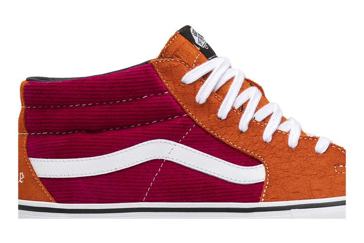 Кроссовки Vans Supreme x Sk8 Mid Pro 'Corduroy Croc'