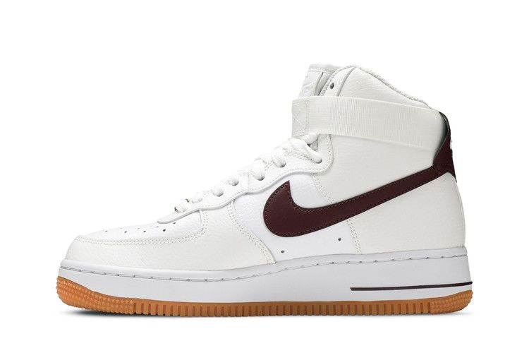 Кроссовки Nike Wmns Air Force 1 High 'White Night Maroon'