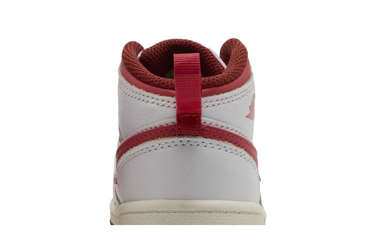 Кроссовки Air Jordan 1 Mid SE TD 'White Dune Red'