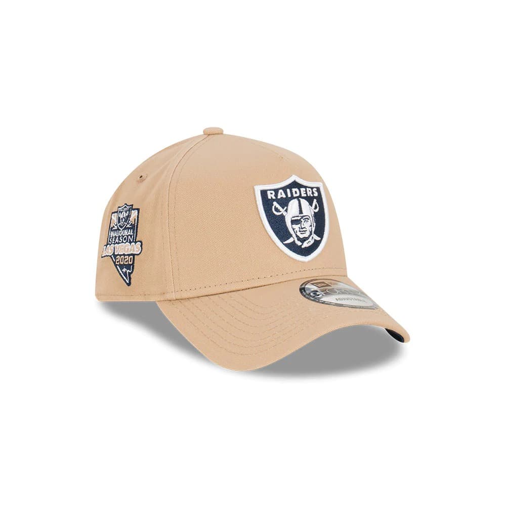 New-Era-Las-Vegas-Raiders-Camel-Ocean-9FORTY-A-Frame-NFL-Snapback-Hat-2