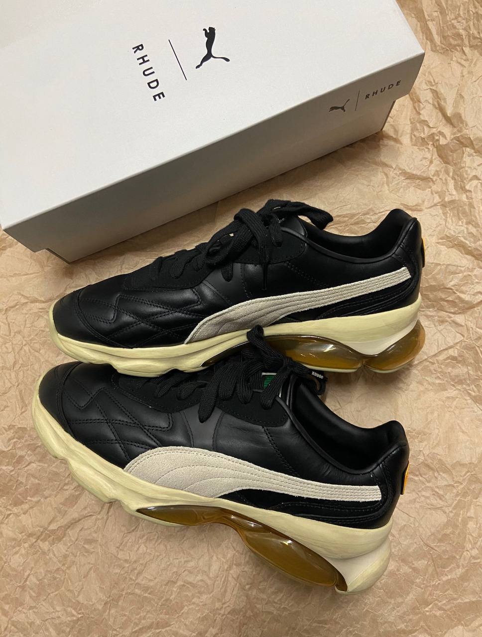 Кроссовки Rhude x Puma Cell King Black Oatmeal