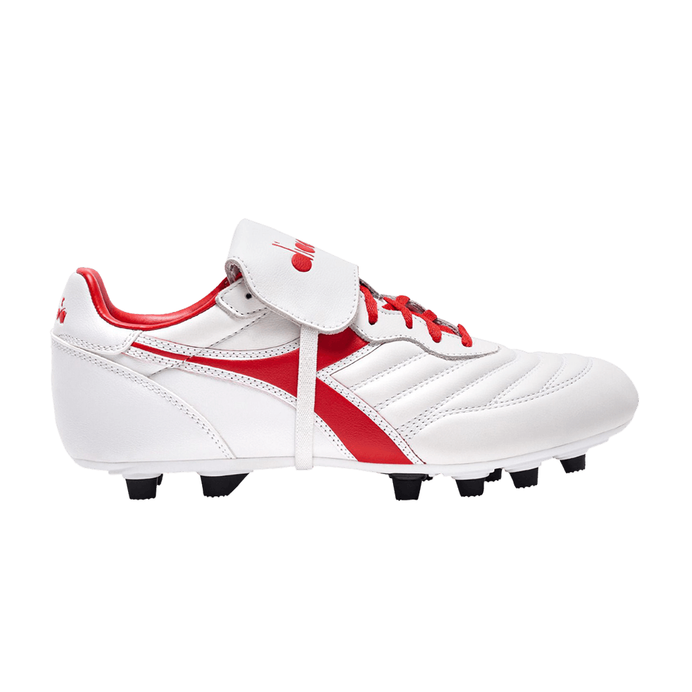 Кроссовки Diadora Brasil OG LT T MDPU FG 'White Milano Red'
