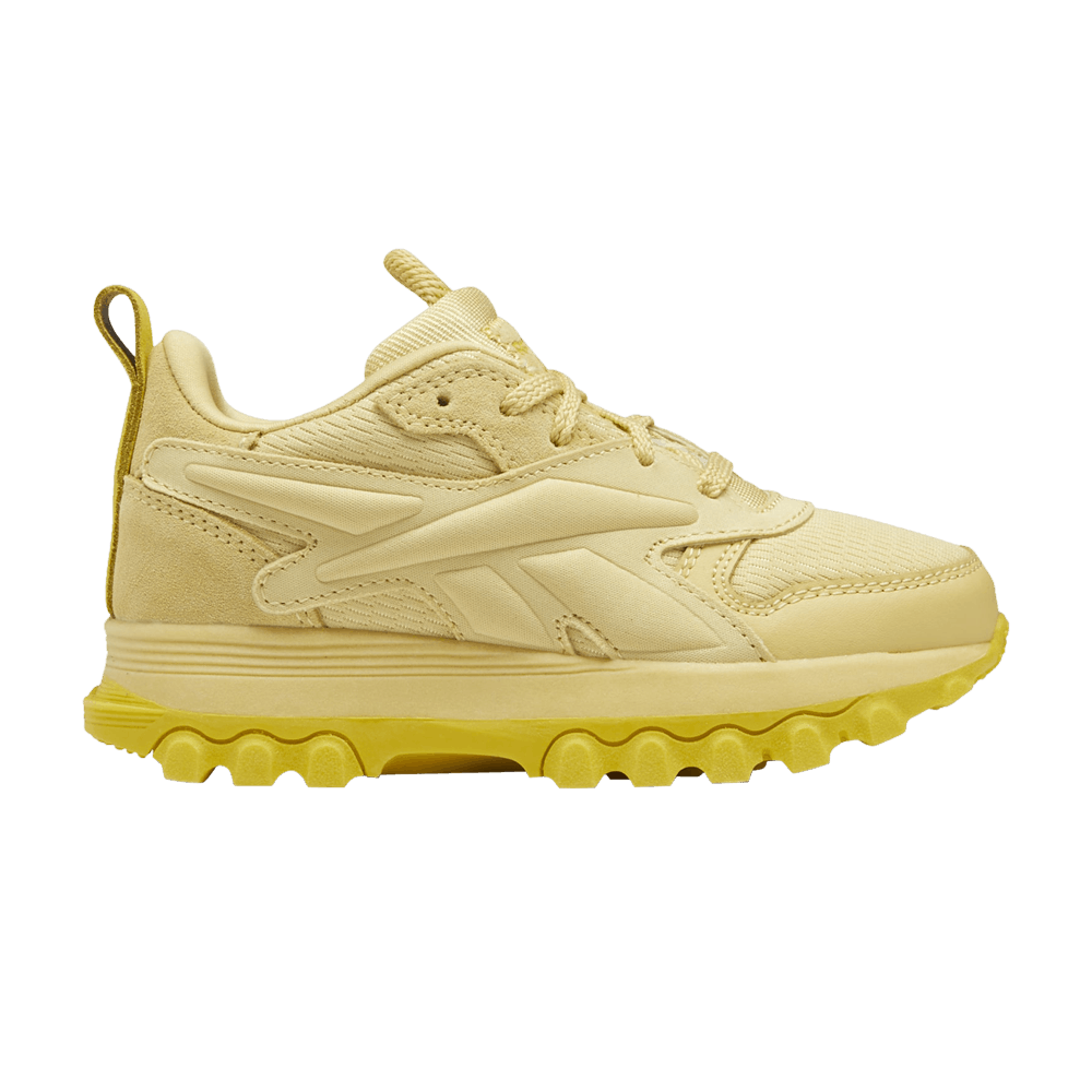 Кроссовки Reebok Cardi B x Classic Leather V2 Little Kid 'Weathered Yellow'
