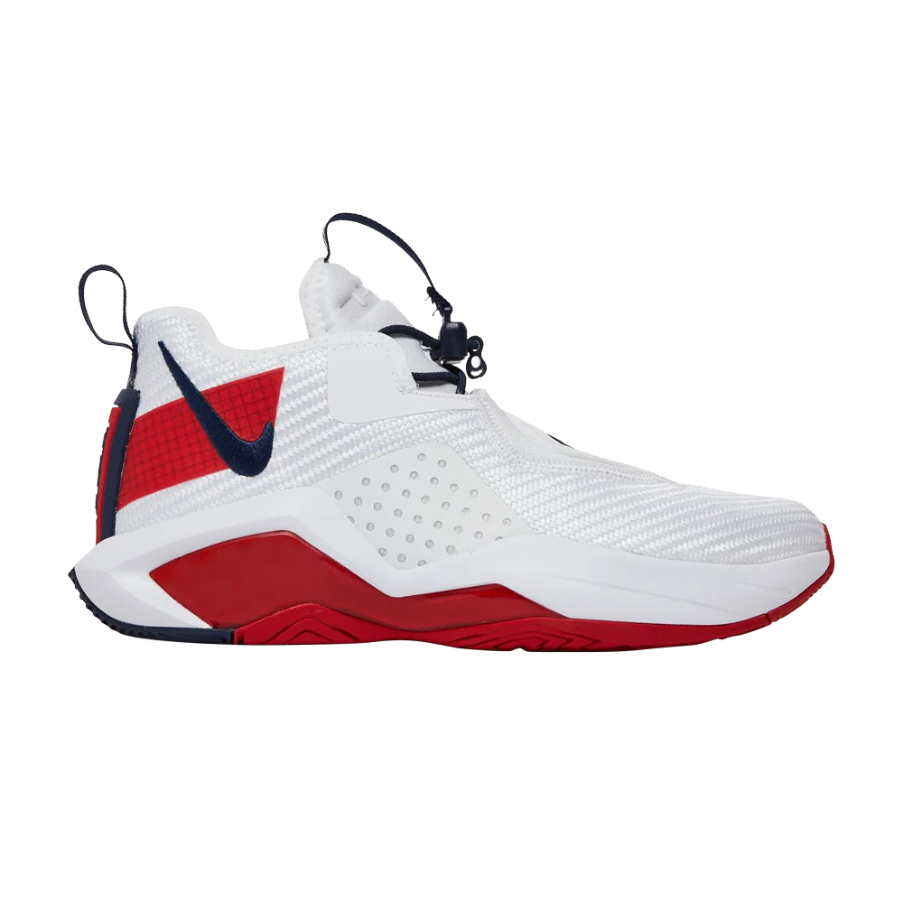 Кроссовки Nike LeBron Soldier 14 GS 'White University Red'