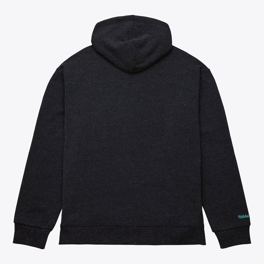 Худи Mitchell & Ness Black Vancouver Grizzlies Snow Washed Fleece Pullover Hoodie