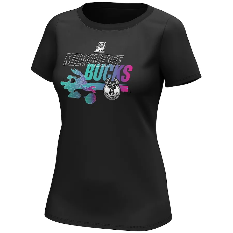 Футболка Milwaukee Bucks Fanatics Branded Space Jam Baller Bugs T-Shirt – Womens