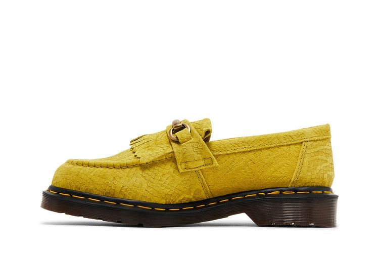 Кроссовки Dr. Martens Adrian Snaffle Repello Emboss Suede Kiltie Loafer 'Moss Green'