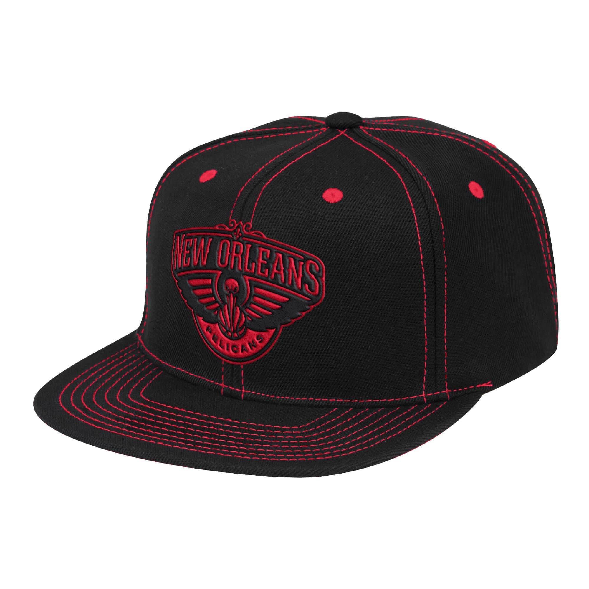 Бейсболка Mitchell & Ness Contrast Stitch Snapback New Orleans Pelicans