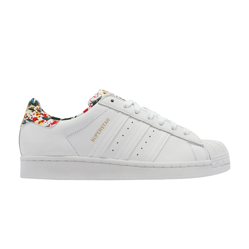 Кроссовки Adidas Superstar 'White Splatter'