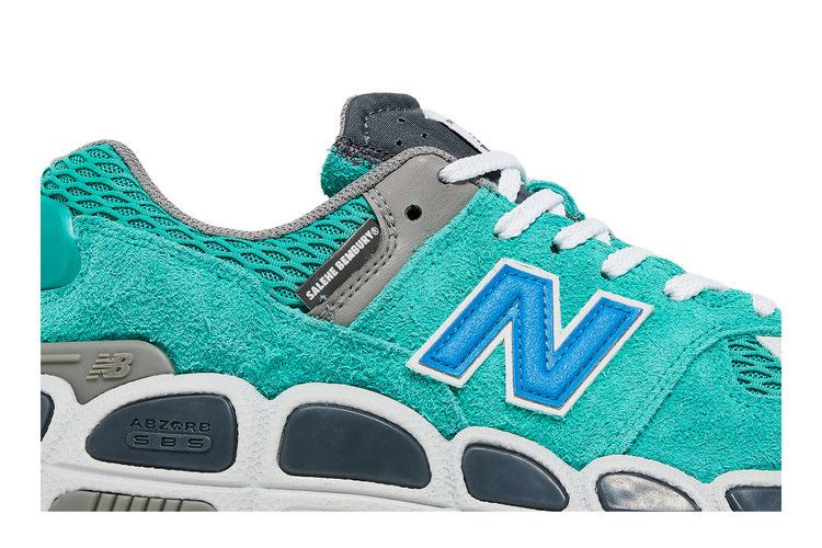 Кроссовки Salehe Bembury x New Balance 574 YURT 'Universal Communication - Emerald Sky'