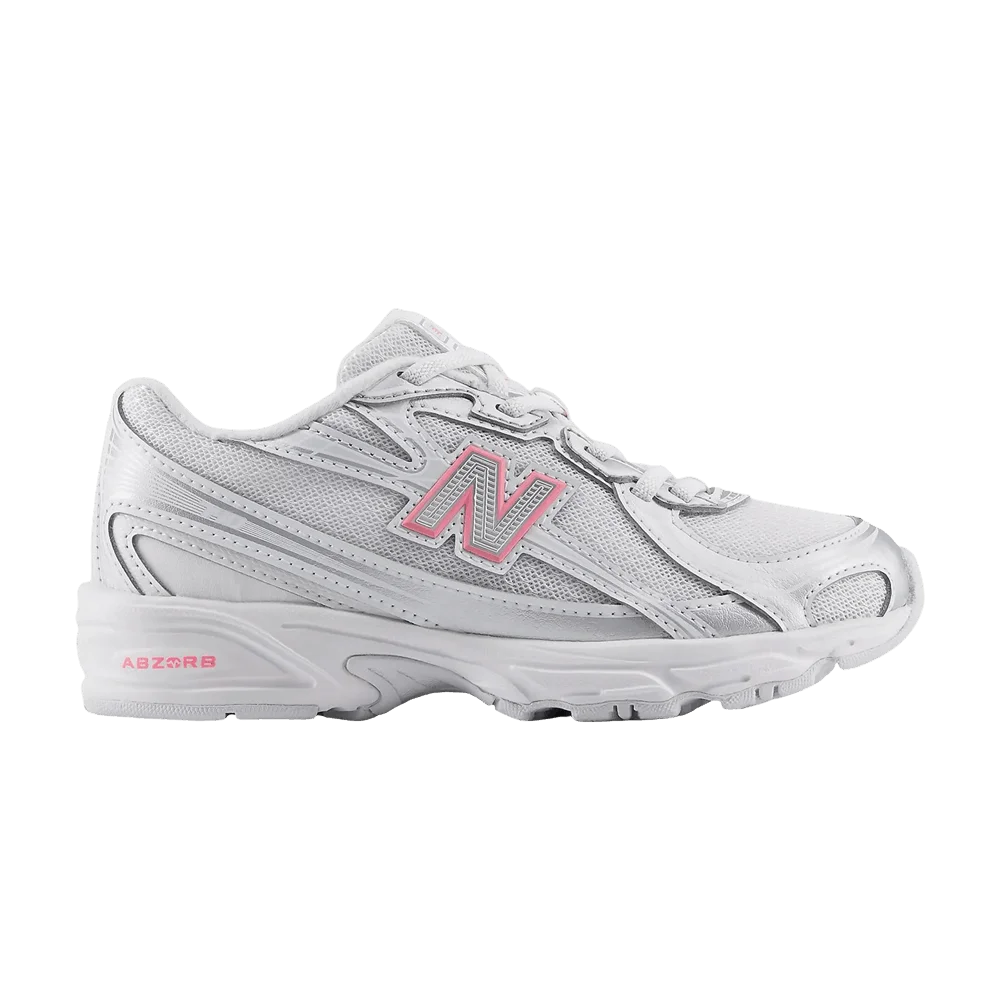 Кроссовки New Balance 740 Bungee Lace Little Kid 'Silver Metallic'