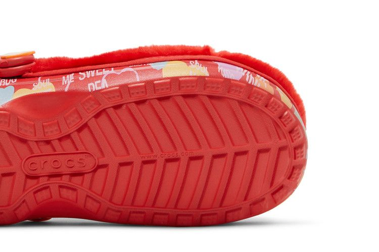 Сабо Sweethearts x Crocs Clog Classic Fur 'Valentine's Day'