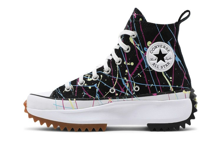 Converse Wmns Run Star Hike High 'Splatter Paint - Black'
