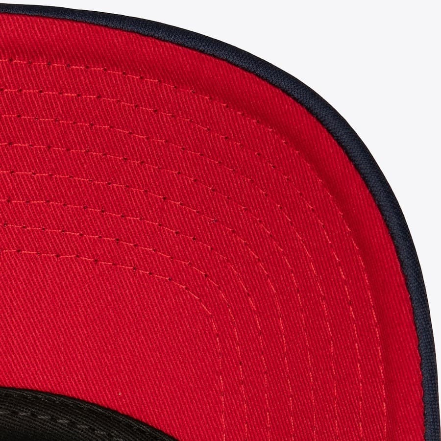 Бейсболка Mitchell & Ness Navy Atlanta Braves Day 4 Snapback Hat