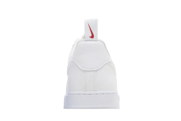 Кроссовки Nike Air Force 1 '07 'Red Mini Swoosh'