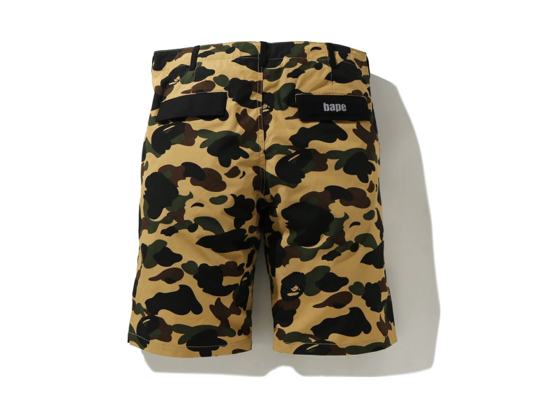 Спортивные шорты BAPE 1st Camo Multi Pocket Shorts Yellow