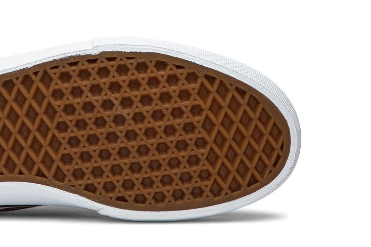 Кроссовки Vans Supreme x Classic Slip-On Pro 'Diamond Plate Red'